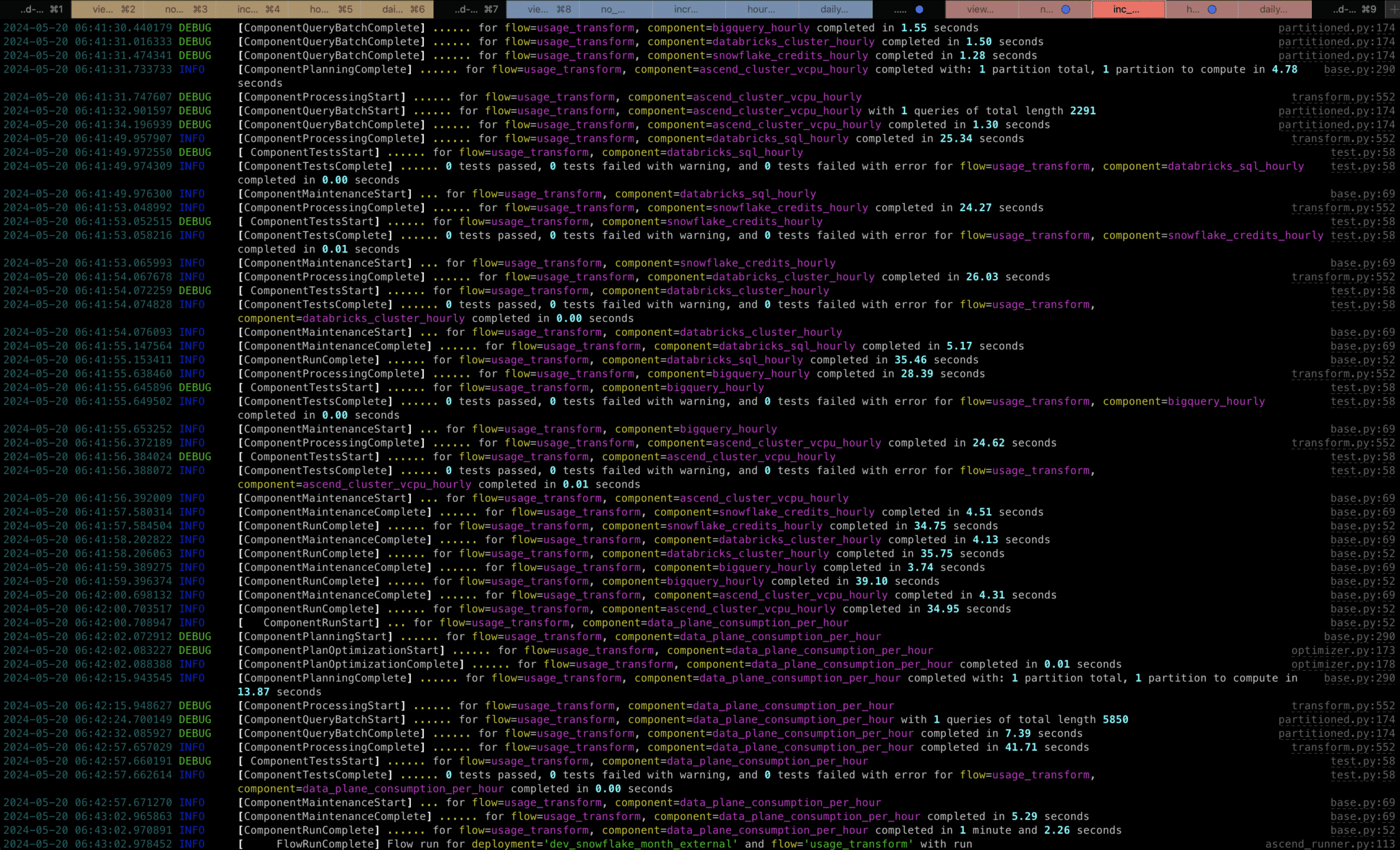 Ascend's Unified Data Engineering Platform - A screenshot of the CLI-based development experience